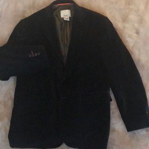 Facconable Black velvet Sports Coat blazer